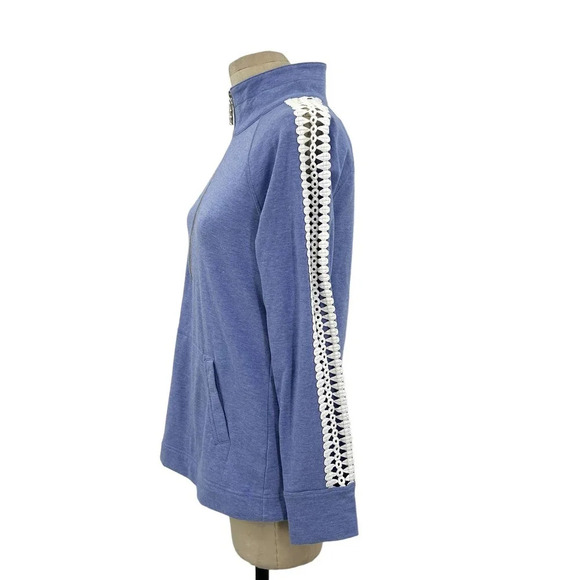 Lilly Pulitzer Skipper Popover Periwinkle Heather‎ Size Small - Picture 5 of 9